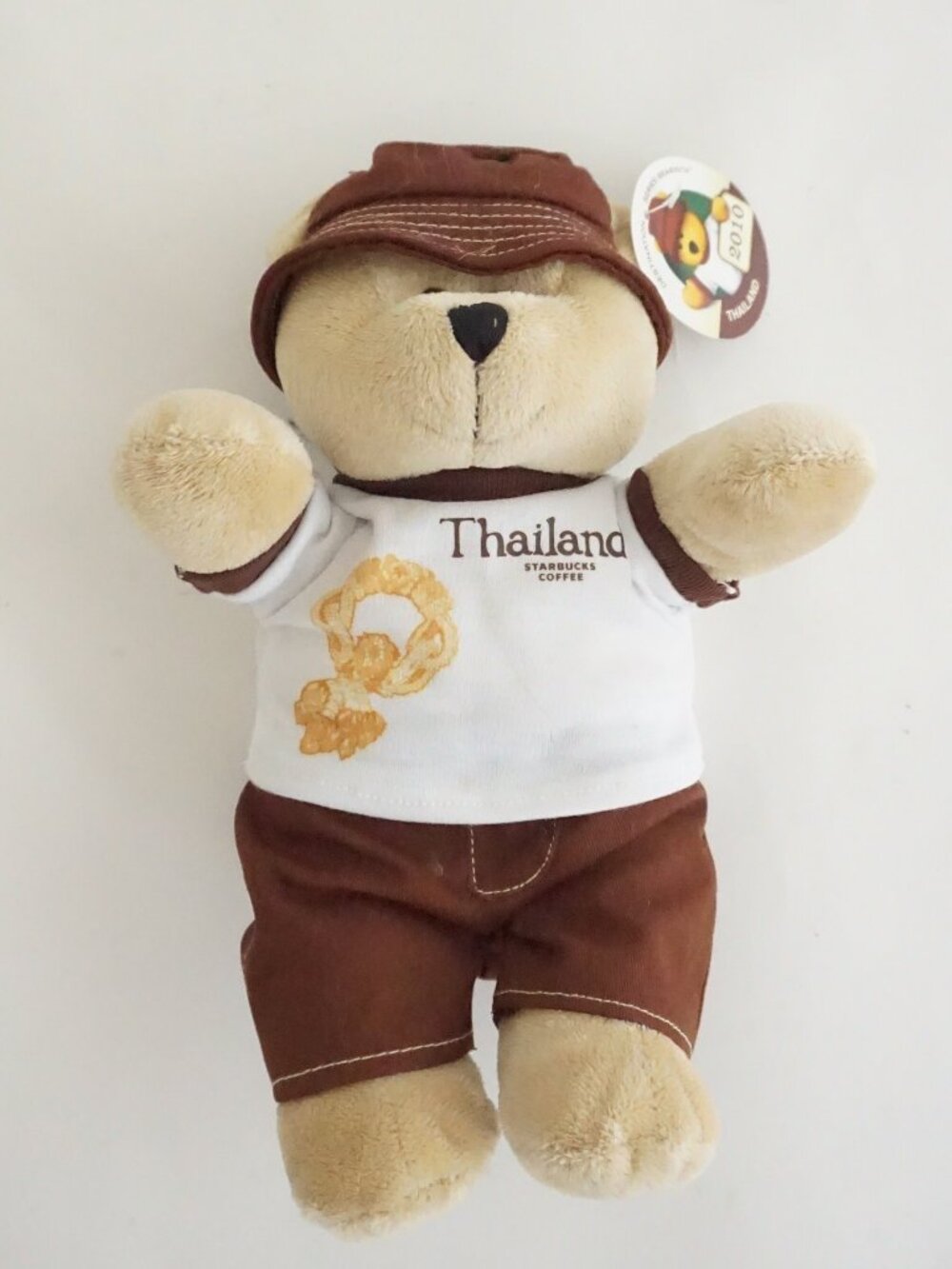Starbucks 2010 Thailand Bearista Destination Series Coffee Collectible Plush Toy